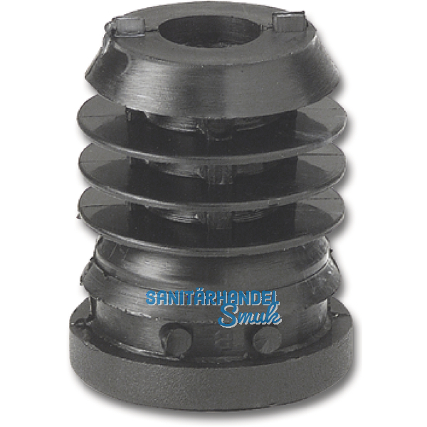 Rohrstopfen fr Hhenversteller - mit Sechskantmutter, M10x50, KS schwarz