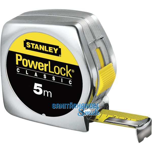 STANLEY Rollbandma Powerlock 5 m EG-Prfzeichen Genauigkeit II
