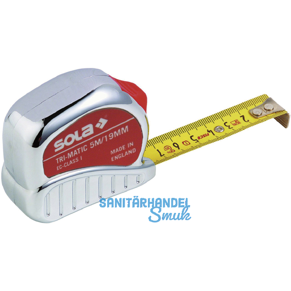 SOLA Rollbandma Trimatic 5 m EG-Prfzeichen Genauigkeit I