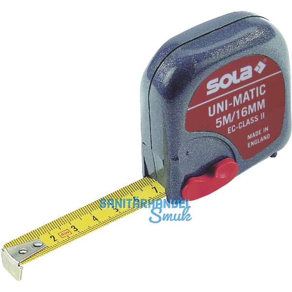 SOLA Rollbandma Unimatic 3 m EG-Prfzeichen Genauigkeit II