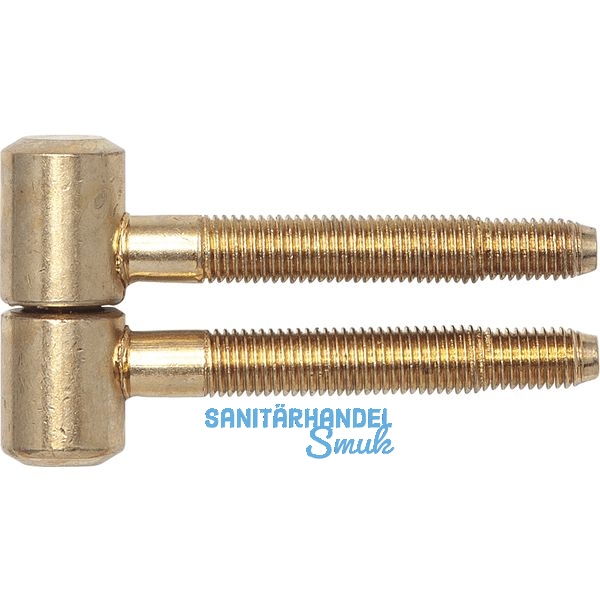 SECOTEC Einbohrband zweiteilig Zylinderkopf Holz 16 mm vermessingt SB-2