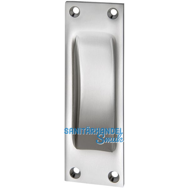 Schiebetrmuschel 40 x 120 mm, Aluminium silber eloxiert