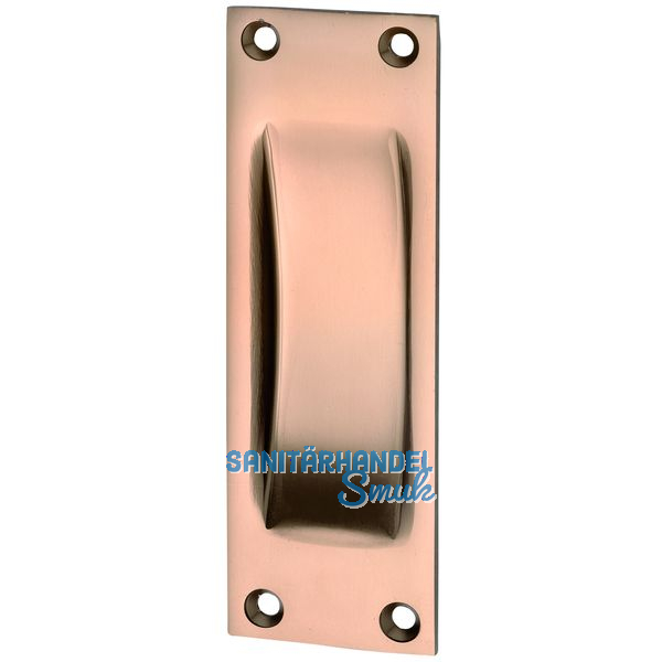 Schiebetrmuschel 40 x 120 mm, Aluminium bronze eloxiert