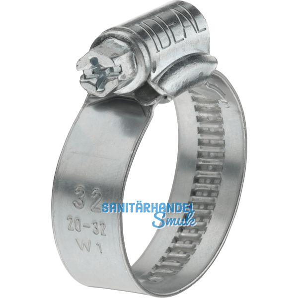 IDEAL Schlauchklemme verzinkt 40-60 mm