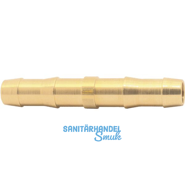 Druckluft Schlauchverbindungsrohr Messing fr 6 mm Schlauch