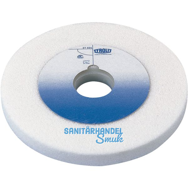 TYROLIT Schleifbockscheibe Edelkorund Form 1 gerade 175 x 25 x 51 mm Korn 80