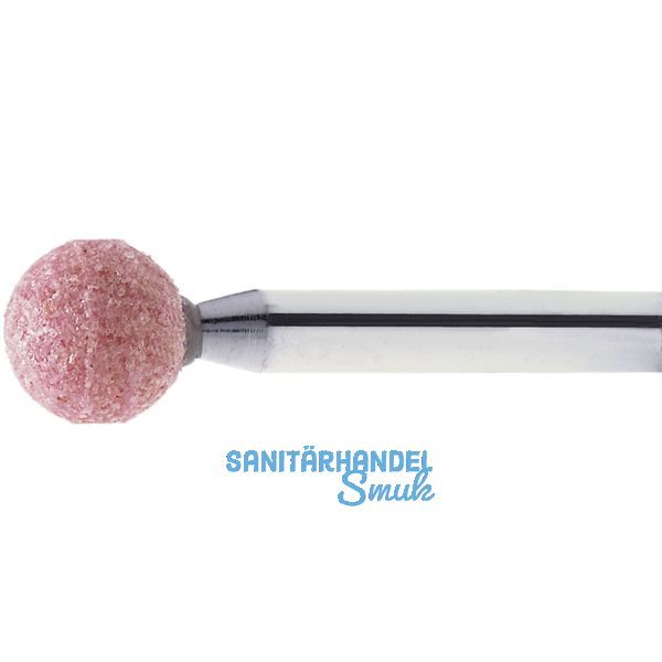 LUKAS Schleifstift Edelkorund Form KU Kugel DIN69170 Kopf  32 mm