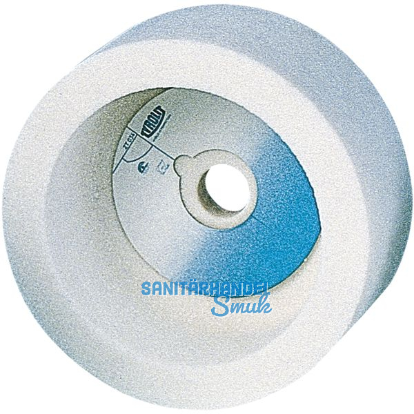 TYROLIT Schleiftopf Form 6 gerade Edelkorund 125 x 63 x 20 mm Korn 54