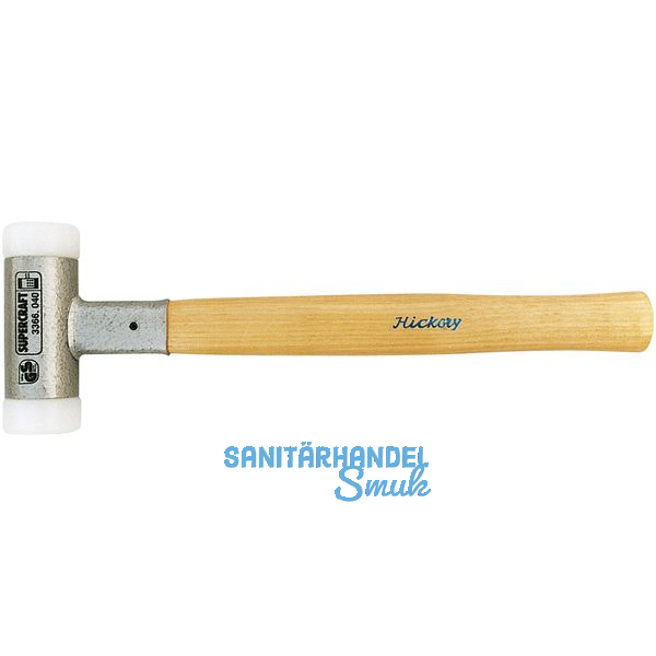 Nylonhammer rckschlagfrei Kopfdurchmesser 50 mm mit Hickory Stiel