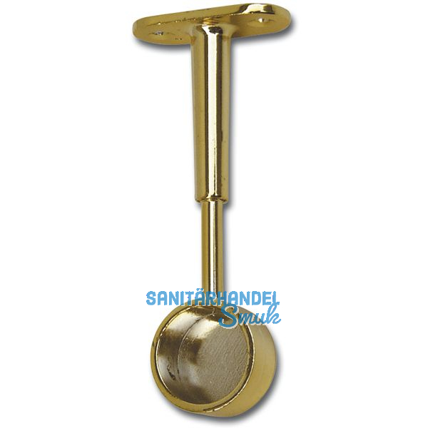 Schrankrohr Standard oval Lnge 3000 mm, Stahl verchromt poliert