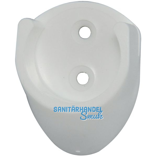 SECOTEC Schrankrohrlager rund 25 mm Kunststoff wei SB-2 BL2