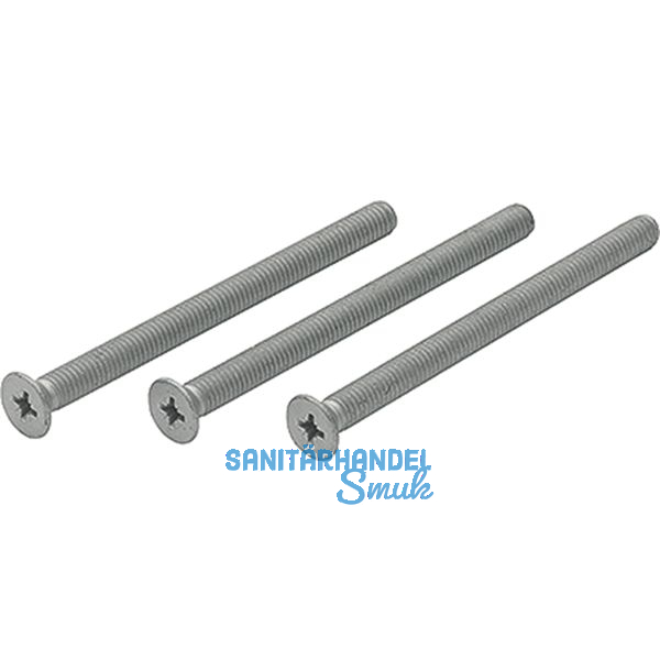 HOPPE Befestigungsset zu Wechselgarnituren m.Griffplatte,VK 8,TS72-77,verzinkt