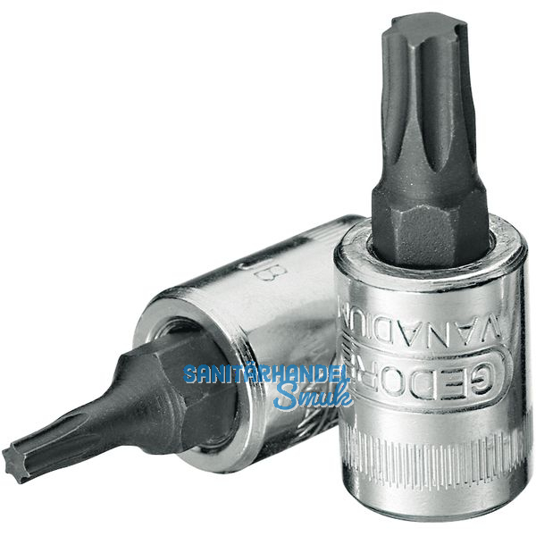 GEDORE Schraubendreher-Einsatz ITX20 DIN3120 1/4\"vierkant TX40