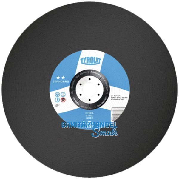 TYROLIT Schruppscheibe Standard** 125 x 6 mm Metall Form 27