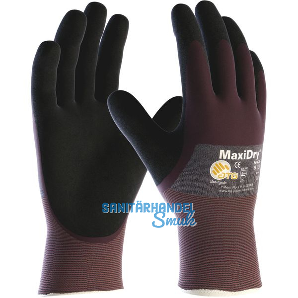 ATG Schutzhandschuh MaxiDry 425 EN388 Gr.9 Kategorie II
