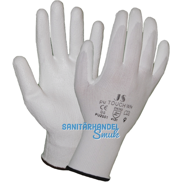 STAFFL Schutzhandschuh Pu-Touch wei Gr. 7 EN388 Kategorie II