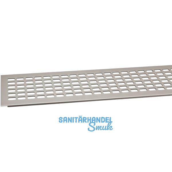 SECOTEC Lftungsgitter Aluminium Titan/Edelstahl Effekt 100X1000 mm SB-1