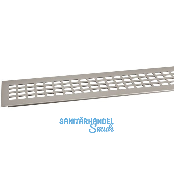 SECOTEC Lftungsgitter Aluminium Titan/Edelstahl Effekt 80X1000 mm SB-1