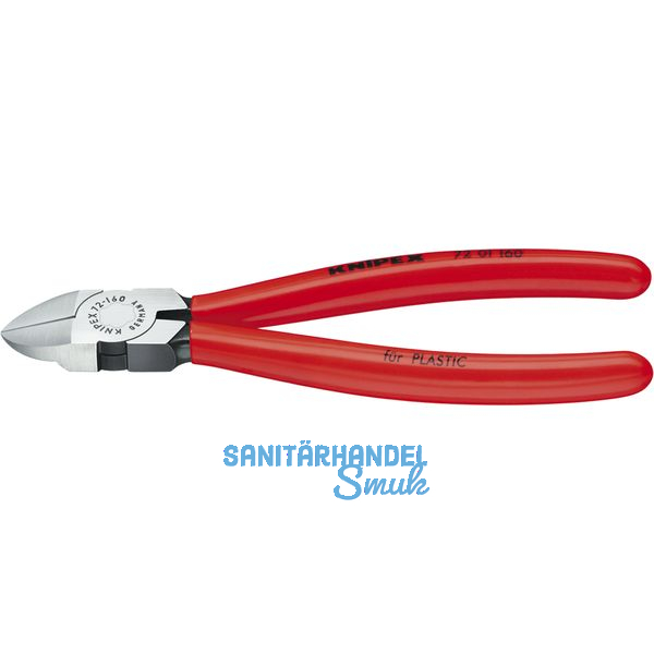 KNIPEX Seitenschneider gerade DIN 5743 fr Kunststoffteile Lnge 160 mm