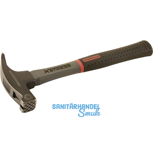 PEDDINGHAUS Sicherheits-Lattenhammer schwarz 600 g Glasfaserstiel, Nagelhalter
