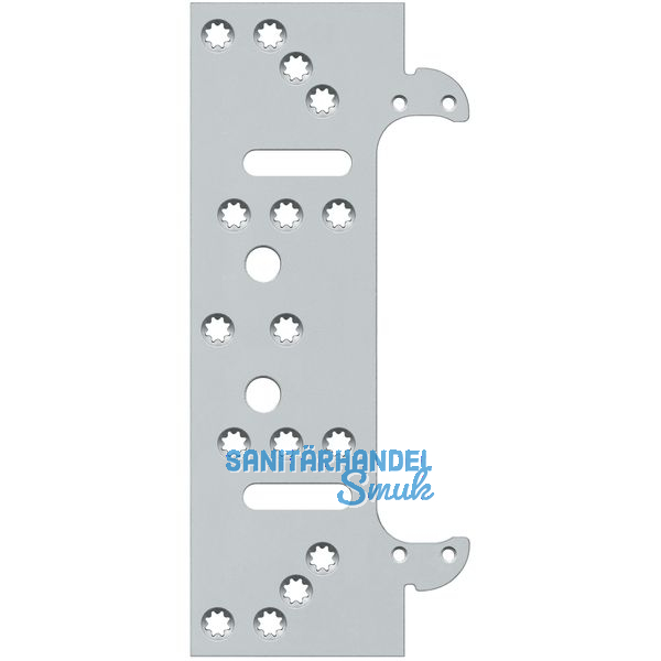 Befestigungsplatte fr Futterzarge zu TECTUS TE340 3D, Stahl verzinkt