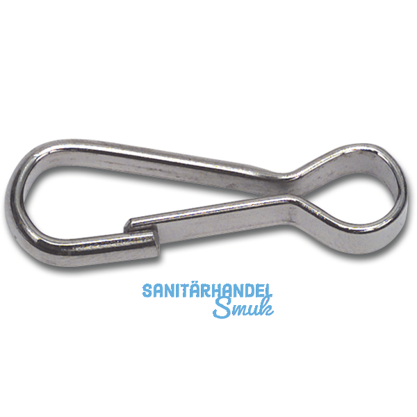 Simplex Haken -, 40 mm, Stahl vernickelt