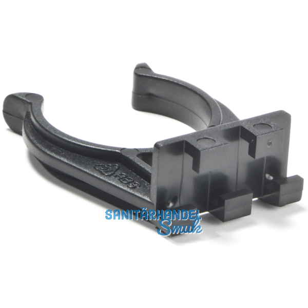 SECOTEC Sockelblendenclips mit Anschraubplatte Kunststoff schwarz SB-2