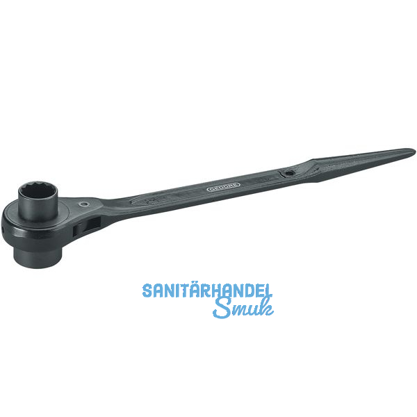 GEDORE Stahlbauknarre 29 doppel-sechskant 19 x 24 mm