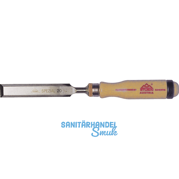 STUBAI Spezial-Stemmeisen mit Holzheft Breite 6 mm