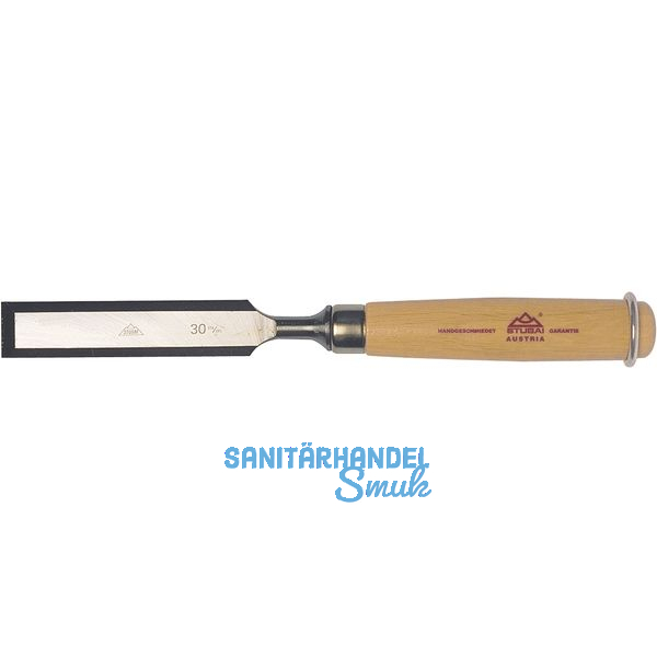 STUBAI Zimmermann-Stemmeisen mit Holzheft Breite 30 mm