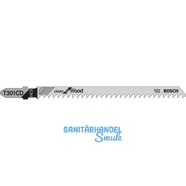 BOSCH Stichsgebltter T301CD (5 St) clean for wood
