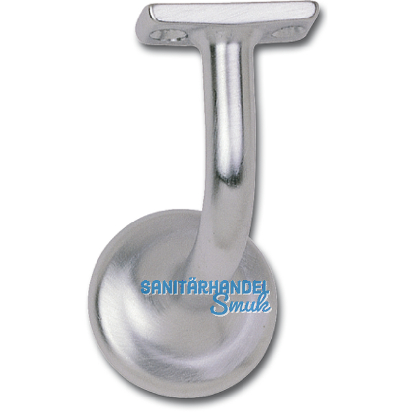 Stiegengriffsttze, Rosetten  45 mm, Wandabstand 60 mm, Messing verchromt matt