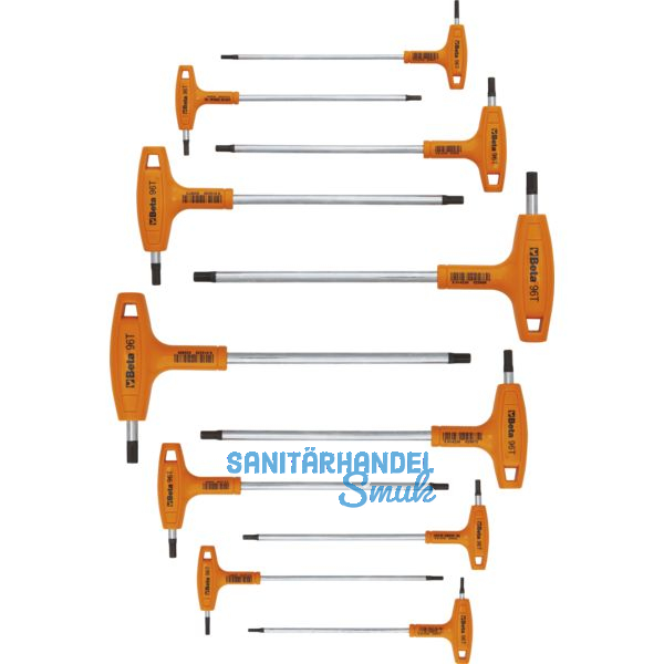 BETA Sechskant Stiftschlsselsatz mit Quergriff 2.0-10 mm 11-teilig