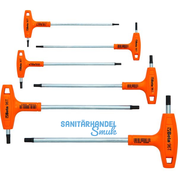 BETA Sechskant Stiftschlsselsatz mit Quergriff 2-6 mm 6-teilig