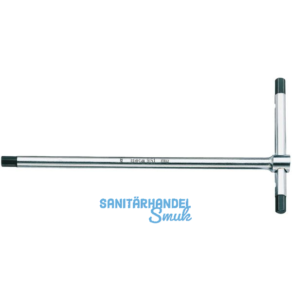 BETA Sechskant Stiftschlssel 951 mit T-Griff 6.0 mm