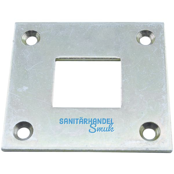 Bodenschlieblech fr Treibriegelstange 16 x 16 mm, Stahl verzinkt