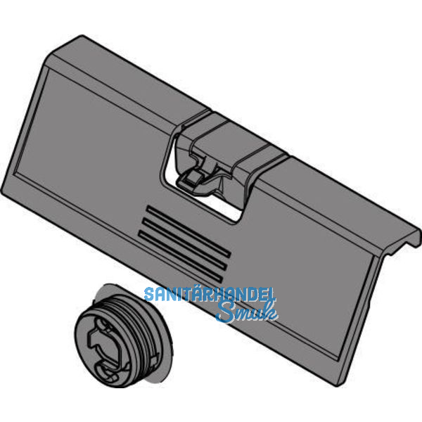 BLUM Tandembox Griff/Mitnehmer Innenschubkasten KS grau RAL9006