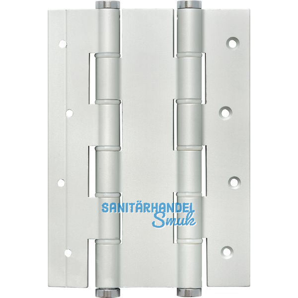 Pendeltrband doppelt wirkend, Rollen  16 mm, Hhe 180 mm, silber eloxiert