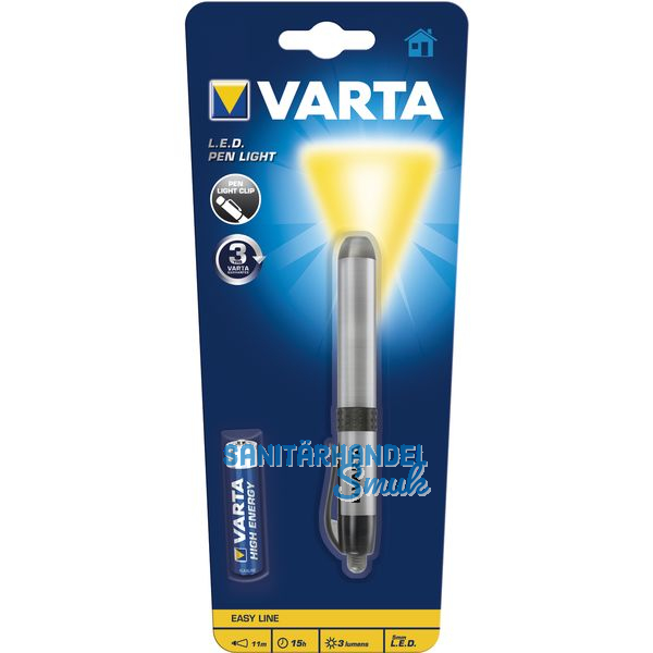 VARTA Taschenlampe Pen Light inklusive Batterien