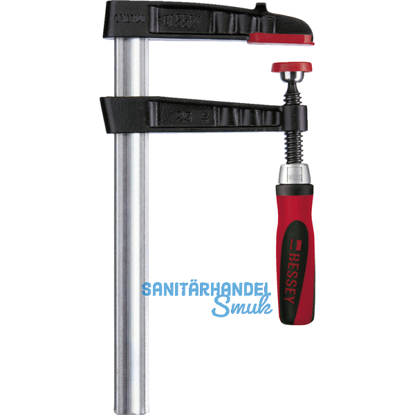 BESSEY Temperguss-Schraubzwinge TG-2K Spannweite 250 mm Ausladung 120 mm