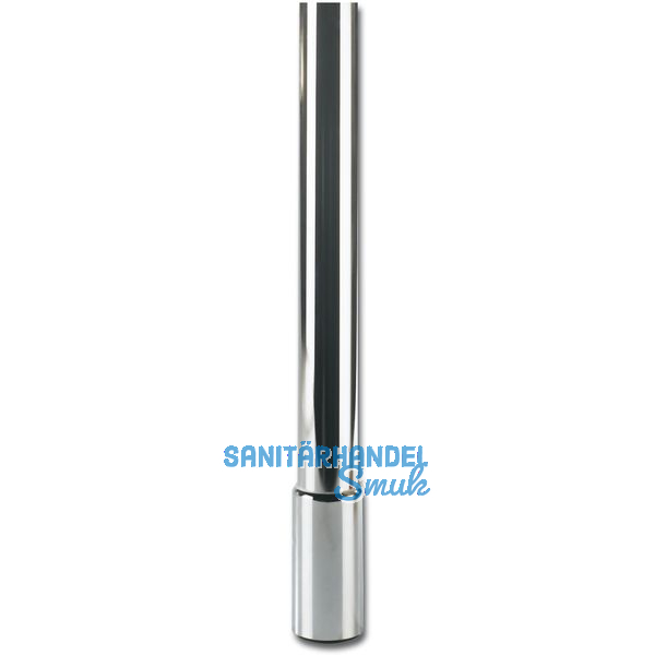 Tischfu-Abdeckhlse Zoom zylindrisch  60 mm, Stahl silber RAL 9006