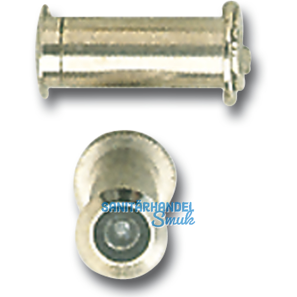 Trgucker  14 mm, Weitwinkel 170, TS 25-45 mm, Messing poliert