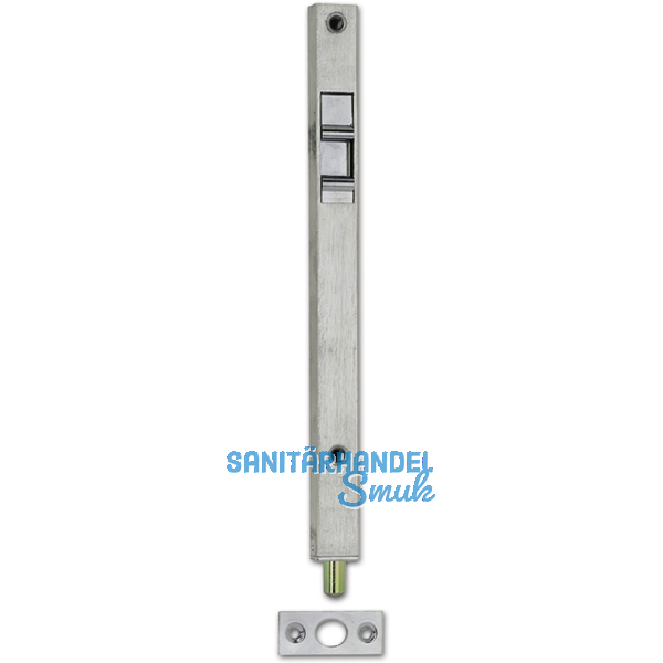 Trkantriegel U-Gehuse m.Griffschieber 250 x 20 x 15 mm, Hub 22, Stahl verzinkt