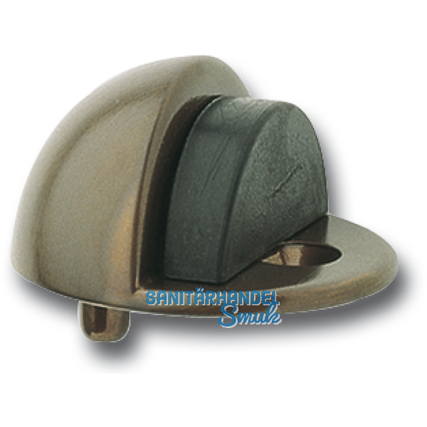 Bodentrpuffer - Bodenpl.  45 mm, Anschlagh. 17 mm, Messing patiniert