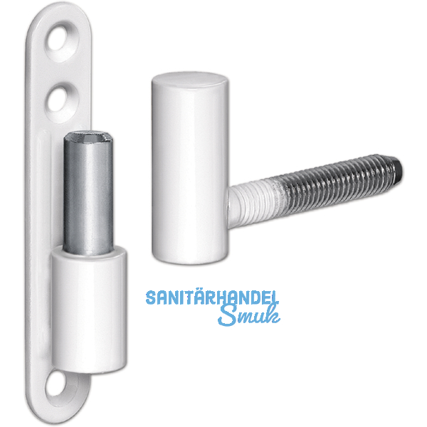 Universalband f.Fenster u.Tren K 3172WF,Rolle  15mm,Stahl kunststoffbesch.wei