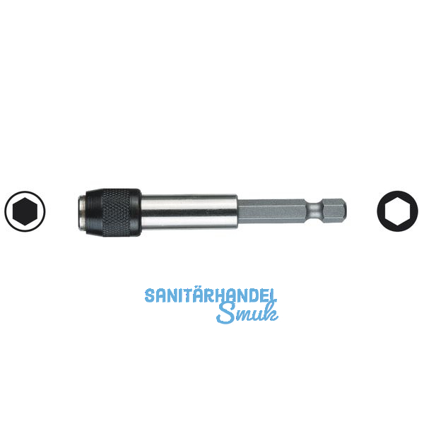 WERA Schnellwechselhalter 895/4/1 mit Dauermagnet 1/4\"sechskant 77 mm