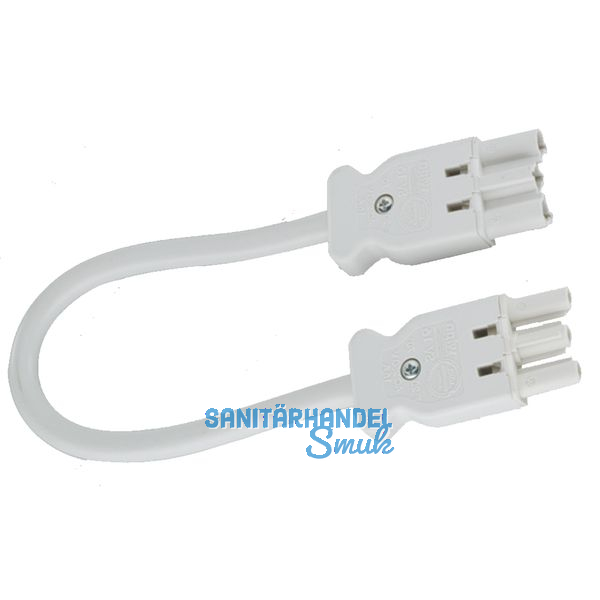 Verbindungsleitung mit Stecker und Gertekupplung GST18, 300 mm, wei