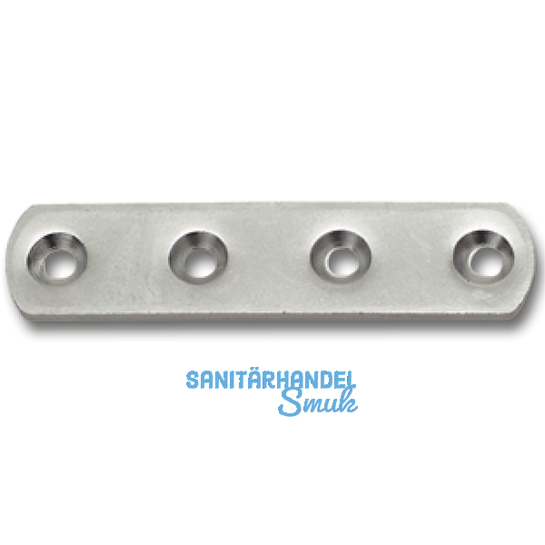 Verbindungsplatte, L 60, B 14, Materialstrke 2, Stahl verzinkt