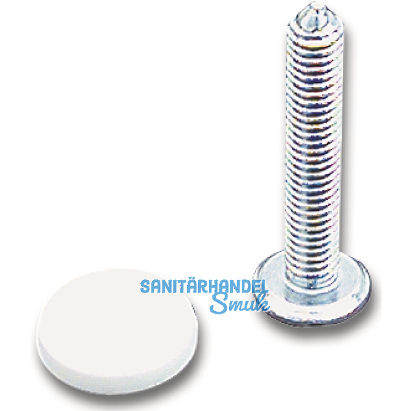 SECOTEC Verbindungsschrauben M6 Kunststoff wei Holzstrke 35-44 mm SB-8 BL3