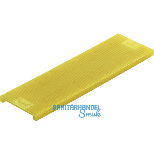 GLUSKE BKV Gitterklotz 100 x 34 x 4 aus Kunststoff gelb (Verglasungsklotz)